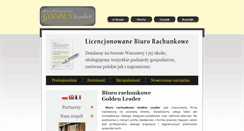 Desktop Screenshot of goldenleader.pl