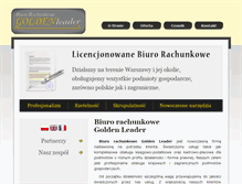 Tablet Screenshot of goldenleader.pl